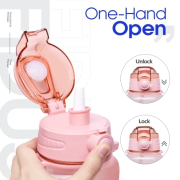 Fidus 64OZ Motivational Water Bottle - Eco Friendly & Stylish