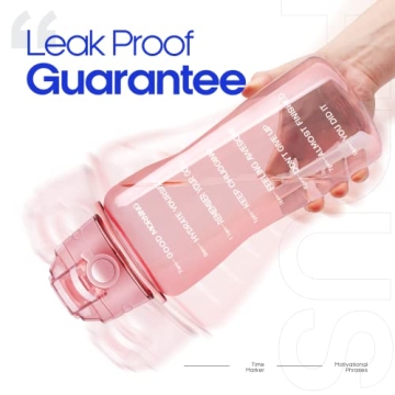 Fidus 64OZ Motivational Water Bottle - Eco Friendly & Stylish