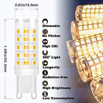 Dimmable G9 LED Bulbs - Energy Efficient Home Lighting