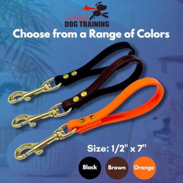 Professional Biothane Training Tab for Dogs | Made in USA