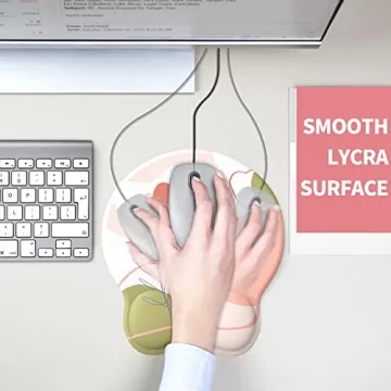 Eulps Ergonomic Mouse Pad with Wrist Support for Comfort