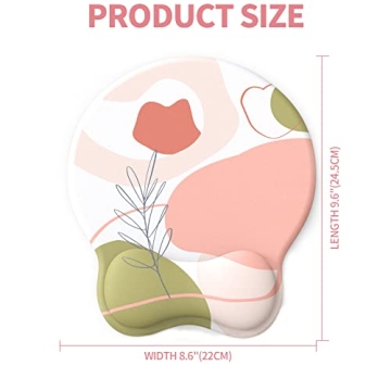 Eulps Ergonomic Mouse Pad with Wrist Support for Comfort