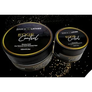 Bask and Lather Strong Hold Edge Control Gel for All Hair Types