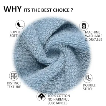 Quick-Dry Turkish Washcloths Set of 4 for Everyday Use