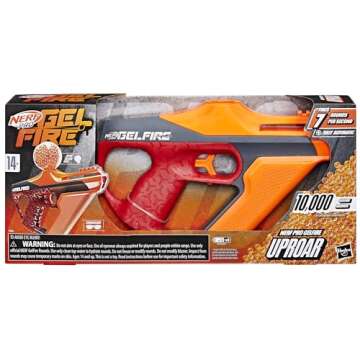 Nerf Pro Gelfire Uproar Blaster - 150 FPS, 10,000 Rounds, Full Auto Fun!