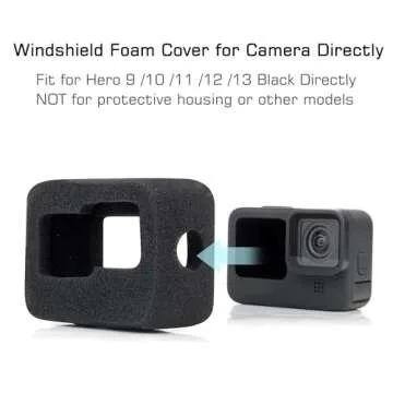 GEPULY Wind Muff for GoPro: Noise Reduction Cover