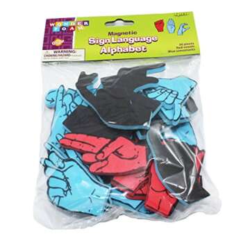 WonderFoam® Magnetic Sign Language Letters – Fun & Educational Tool
