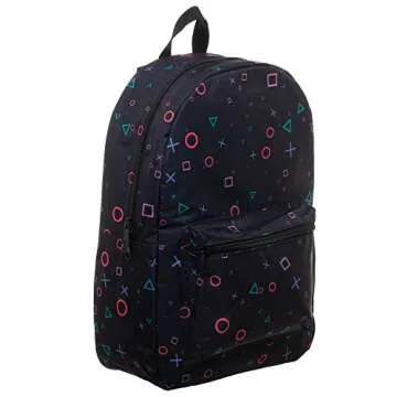 Playstation Print Playstation Button Sublimated Backpack - Playstation Backpack - Playstation Bag Gift