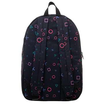 Playstation Print Playstation Button Sublimated Backpack - Playstation Backpack - Playstation Bag Gift