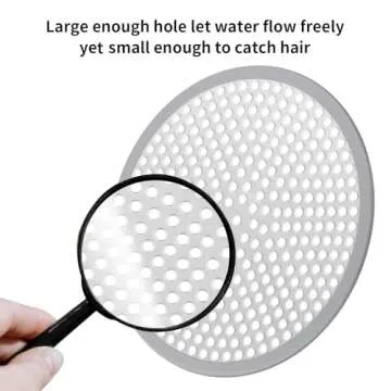 Ohtomber Shower Drain Hair Catcher - 2PCS Stainless Steel Strainer