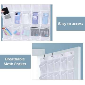 AOODA Multi-Pocket Over The Door Organizer for Every Home