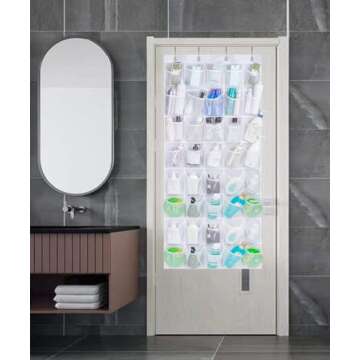 AOODA Multi-Pocket Over The Door Organizer for Every Home