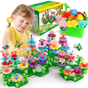 YEEBAY Flower Garden Building Toys for Kids - STEM Fun