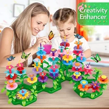 YEEBAY Flower Garden Building Toys for Kids - STEM Fun