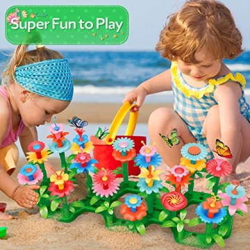 YEEBAY Flower Garden Building Toys for Kids - STEM Fun