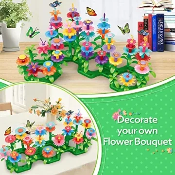 YEEBAY Flower Garden Building Toys for Kids - STEM Fun