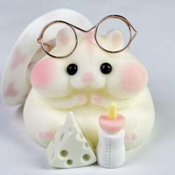 Handmade Taba Squishy Hamster Toy for Stress Relief Fun