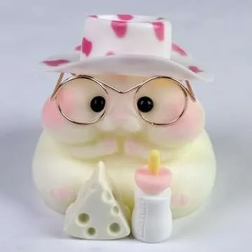 Handmade Taba Squishy Hamster Toy for Stress Relief Fun