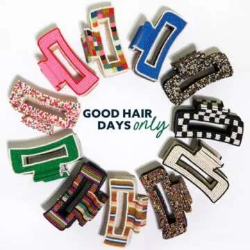 INK+ALLOY Handmade Beaded Claw Clips for Women