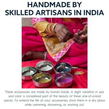 INK+ALLOY Handmade Beaded Claw Clips for Women