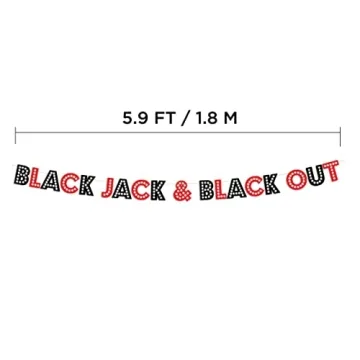 Las Vegas Glitter Banner for Parties and Events