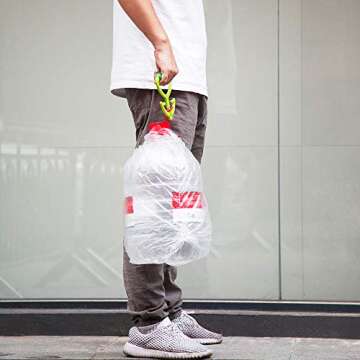 Pankia Handle Grocery Bag Holder - 80lbs Capacity