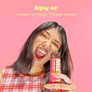 Misfits Vegan Protein Bar Bundle, Plant Based Protein Bars, High Protein 15g Per Bar, Low Sugar, Low Carb, Vegan, High Fiber, Non GMO, Best Sellers Variety and Cookie Butter 15 Packs