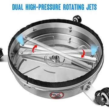 Twinkle Star 15" High Pressure Washer Surface Cleaner