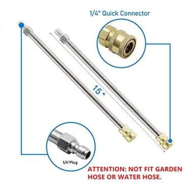 Twinkle Star 15" High Pressure Washer Surface Cleaner