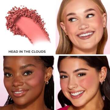 Too Faced Cloud Crush Blush | Buildable, Blendable, High Pigment Color, Vegan + Cruelty Free, 0.17 o...