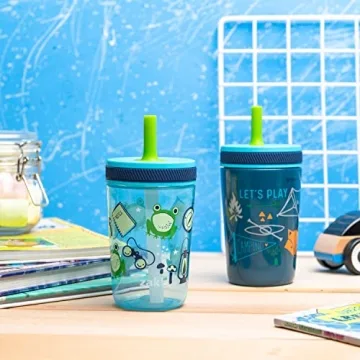 ZAK Designs Kids Tumbler Set – Fun, Durable & Leak-Proof!