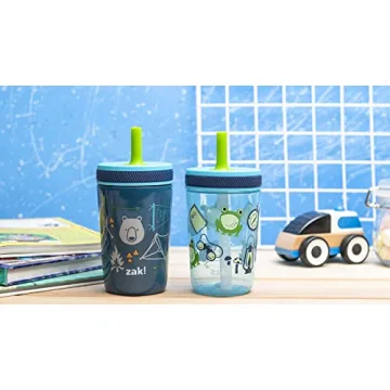 ZAK Designs Kids Tumbler Set – Fun, Durable & Leak-Proof!
