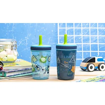 ZAK Designs Kids Tumbler Set – Fun, Durable & Leak-Proof!