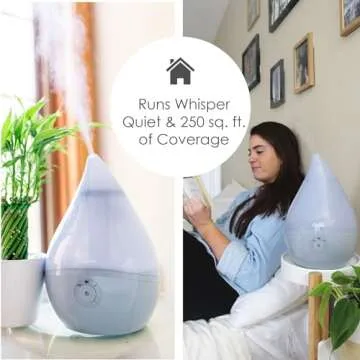 Crane Droplet Ultrasonic Humidifier for Home Comfort