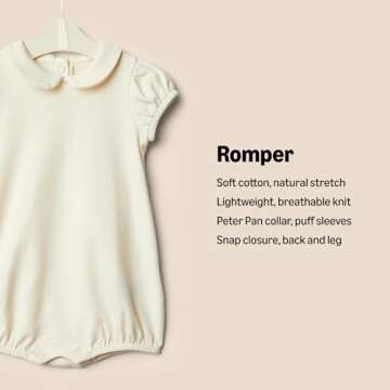 Adorable Amazon Essentials x Sofia Grainge Baby Girls' Rompers - Perfect for Spring