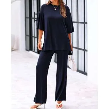 BTFBM Women Lounge Set with Pocket - Soft Casual 2 Piece