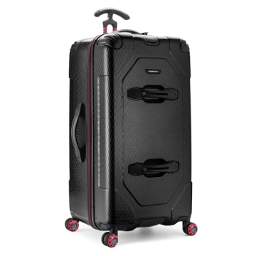 Traveler's Choice Maxporter II 30" Hardside Spinner Trunk Luggage - Expandable, Durable, Black