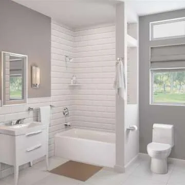 American Standard 2034314.020 Champion 4 One-Piece Toilet with Toilet Seat, Elongated Front, Chair H...