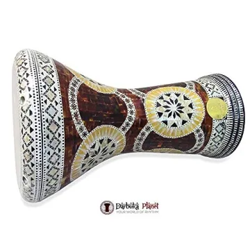 Gawharet El Fan Classic 17" Mother of Pearl Darbuka Drum – Premium Quality
