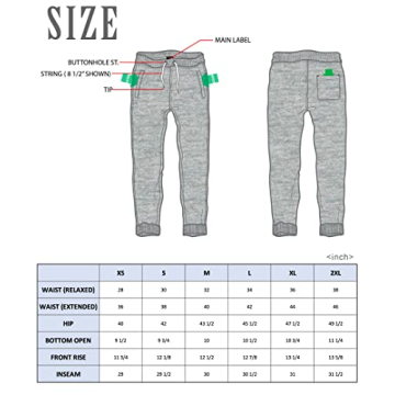 Men's Fleece Jogger Sweatpants - Heather Charcoal