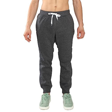 Men's Fleece Jogger Sweatpants - Heather Charcoal