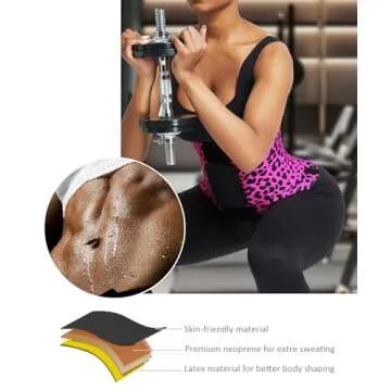 FeelinGirl Neoprene Workout Waist Trainer for Women