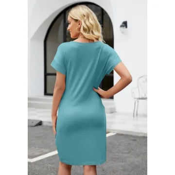 MEROKEETY Women's Summer Striped Midi Dress for All Occasions