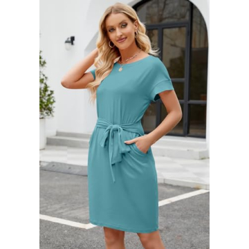 MEROKEETY Women's Summer Striped Midi Dress for All Occasions