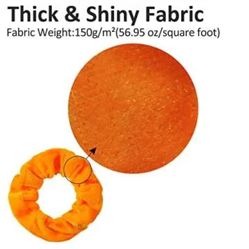 ADRIONE Velvet Hair Scrunchies - 60 Pack for Women, Girls, and Kids - Bulk Scrunchies Hair Ties No Damage Scrunchy Hair Bands Ponytail Holders for Thick, Curly, Thin, Fine Hair