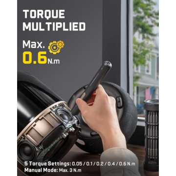 Fanttik E2 Ultra Mini Electric Screwdriver - 50 Magnetic Bits, Precise Control, and Extended Battery...