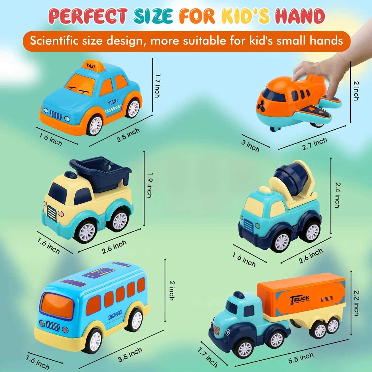 Nicmore 7-in-1 Carrier Toy for Kids Age 2-5