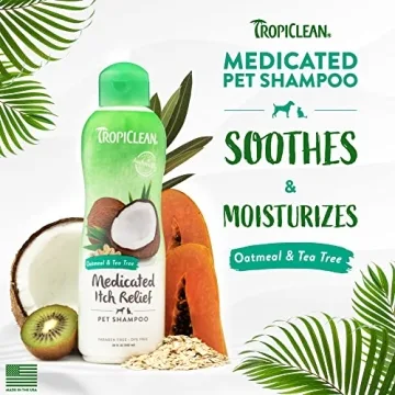 TropiClean Oatmeal Shampoo for Itchy Skin Relief
