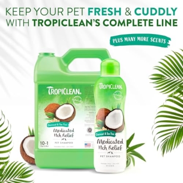 TropiClean Oatmeal Shampoo for Itchy Skin Relief