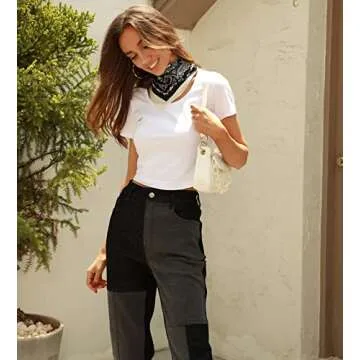 GRACE KARIN Women Shoulder Bag Crossbody Removable Strap Leather White Chain Handbags Medium